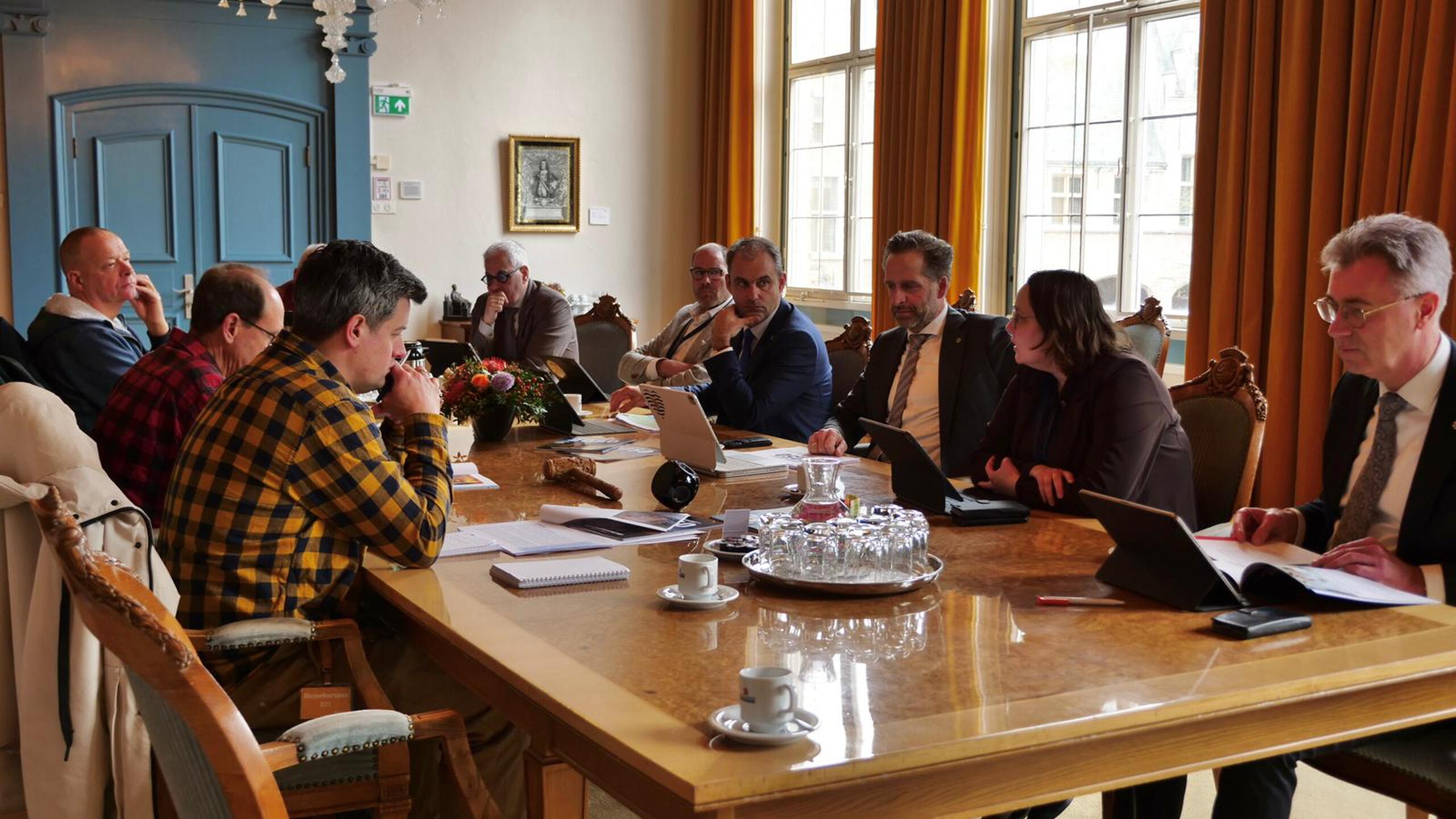 Foto van het persgesprek over de Strategische Agenda 2050